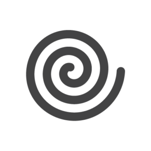 A spiral representing vertigo episodes