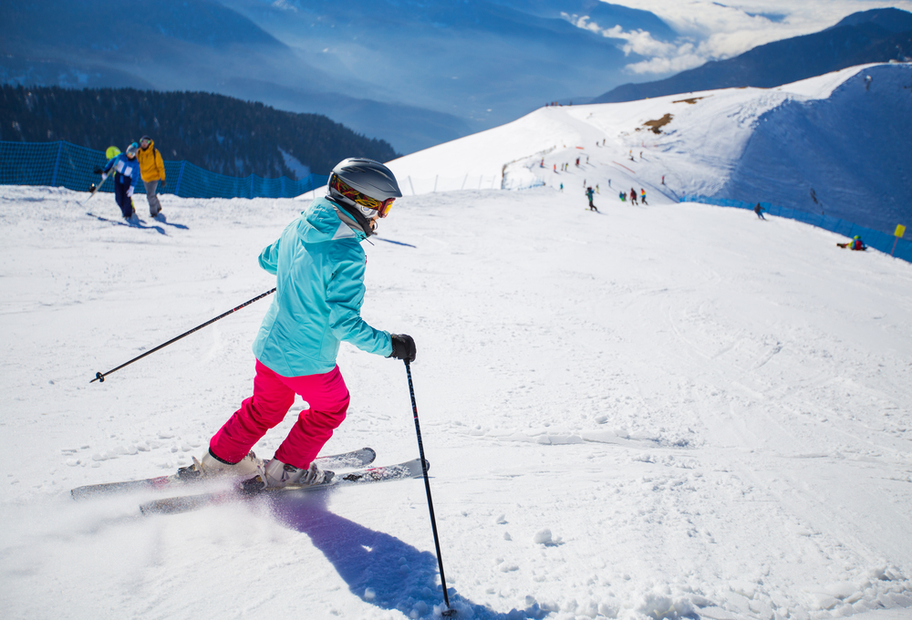 Skiing with hearing aids.